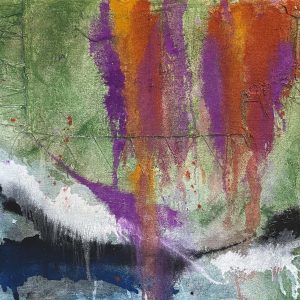 8 fioritura - tecnica mista - 120X120 - 2021