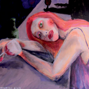 DRINKING AGAIN 70x100 acrilico su tela