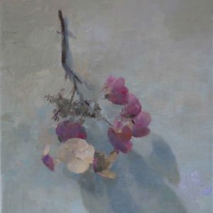 HORTENSIAS 2022 Olio e acrilico su tela, cm 50 x 40